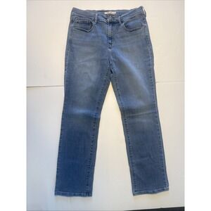 Women's Levi's 505 Straight Leg Blue Denim Jeans Size 10 Medium  W30  L32